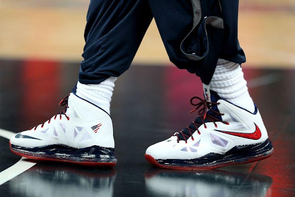 Additional Look at Nike LeBron X 10 USA Basketball PE