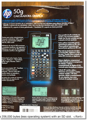 Eddie's Math and Calculator Blog: The Blue HP 50g Part 2 (Pictures)