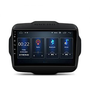 XTRONS Android 10 Car Stereo for Jeep Renegade, 9 Inch Touch Screen GPS Navigation Bluetooth Head Unit Built-in DSP Car Auto Play Supports OBD2 DVR TPMS Backup Camera