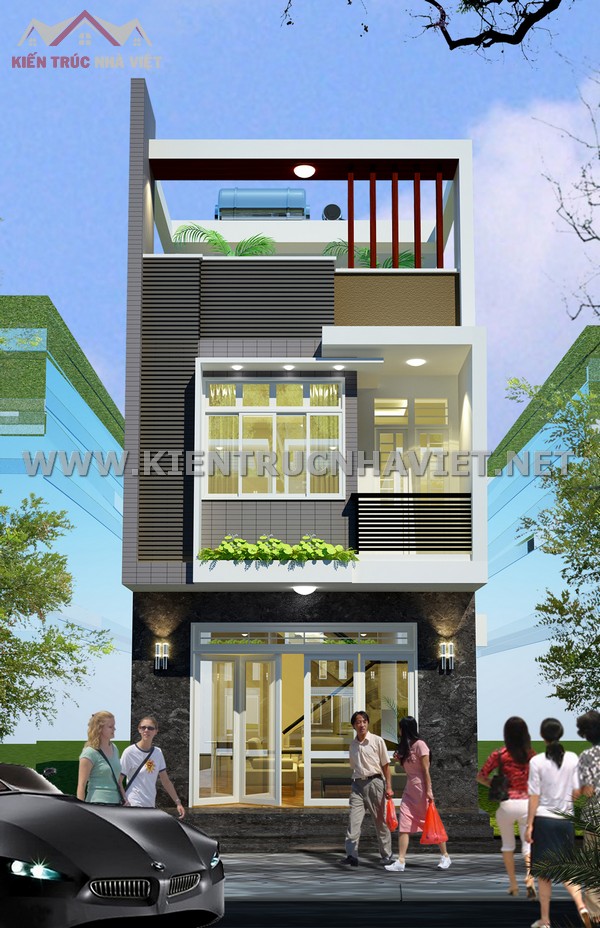 Mẫu thiết kế nhà 2 tầng đẹp, hiện đại năm 2023 - Kiến Thiết Việt
