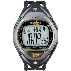  Timex Ironman Men's Race Trainer Heart Rate Monitor Watch, Black/Grey, Full Size