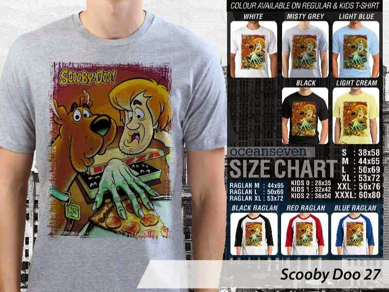 KAOS Scooby Doo 27 Kartun distro ocean seven