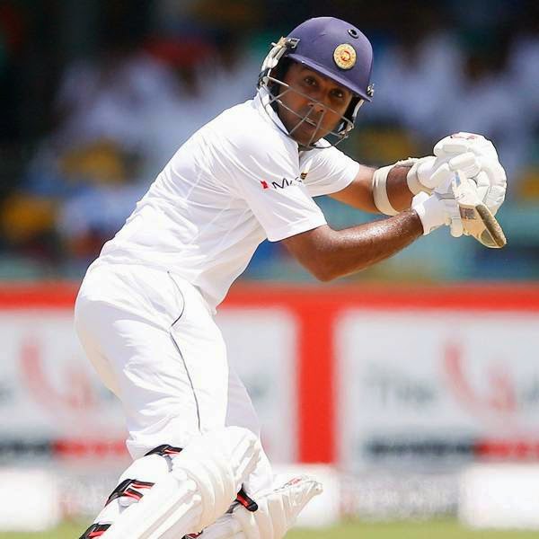 Sri Lanka's Mahela Jayawardene plays a shot during the first day of their second test cricket match against South Africa in Colombo July 24, 2014.