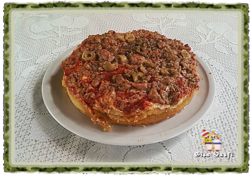 Pizza de atum 1 Pizza de atum 1