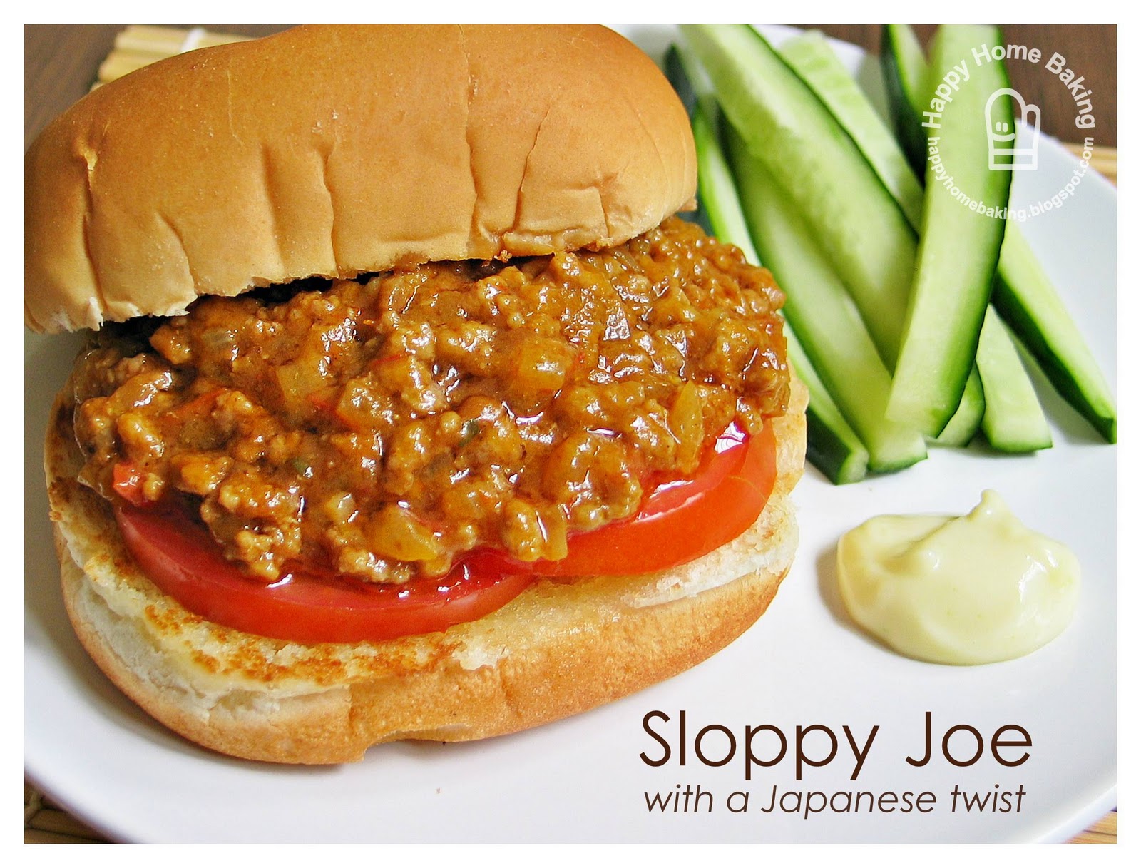 Happy Home Baking: Sloppy Joe with a twist