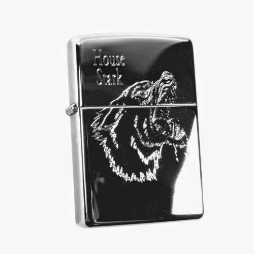  Lighter - House Stark Engraved on a Zippo 250 (Engraved by Hip Flask Plus) Great for GoT fans!