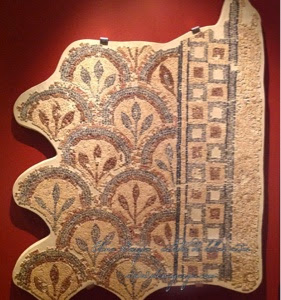 Mosaico de Gargoles de Arriba, Museo Provincial de Guadalajara. Época romana siglo II d.c.