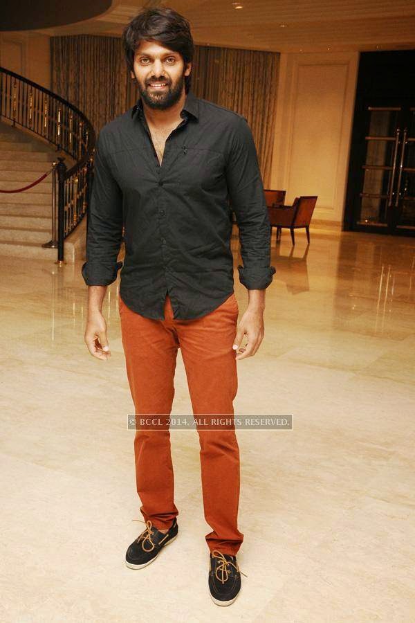 Arya during the birthday celebration, held at The Leela Palace, in Chennai.