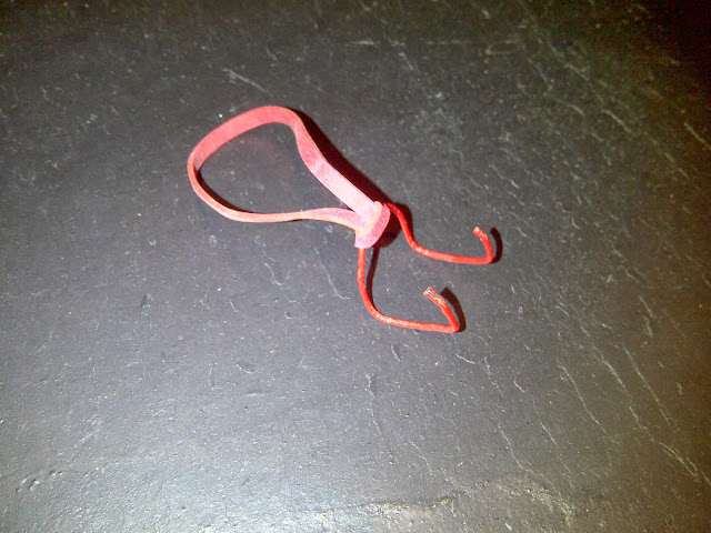 Bent Paperclip With Rubber Band