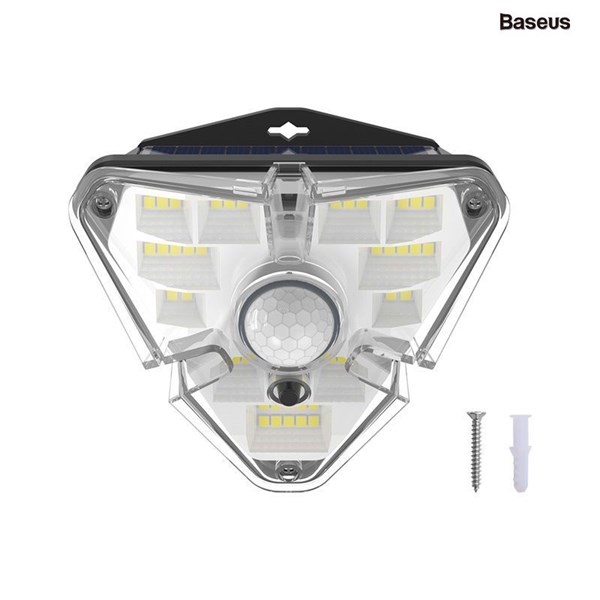 Đèn năng lượng mặt trời – cảm ứng chuyển động Baseus Solar Energy Collection Series (IPX5 Waterproof, Triangle Shape, Human Body Induction Wall Lamp)