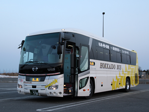 北海道バス 函館特急ニュースター号 3列シート車 乗車記 夜行バス 高速バス 鉄道乗車記サイト ひろしプロジェクトweb