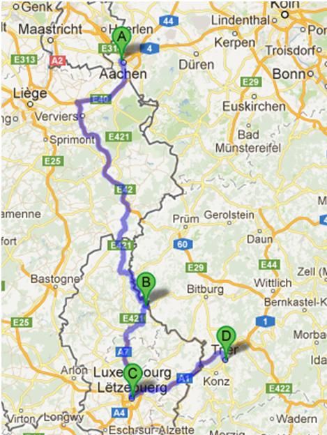 DIA 9 (05/08): Vianden (LUXEMBURGO) ; Luxemburgo ; Trier (ALEMANIA) - ROADTRIP 2012 - EUROPA CENTRAL - 20 DIAS - 6400 Kms (Selva Negra / Alsacia / Hol (1)