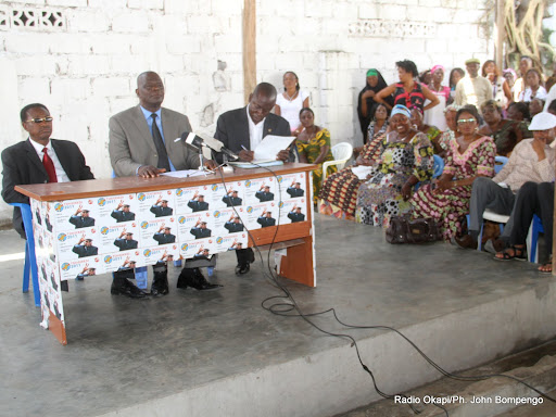 Conférence de presse de l’UDPS. Radio Okapi/ Ph. John Bompengo