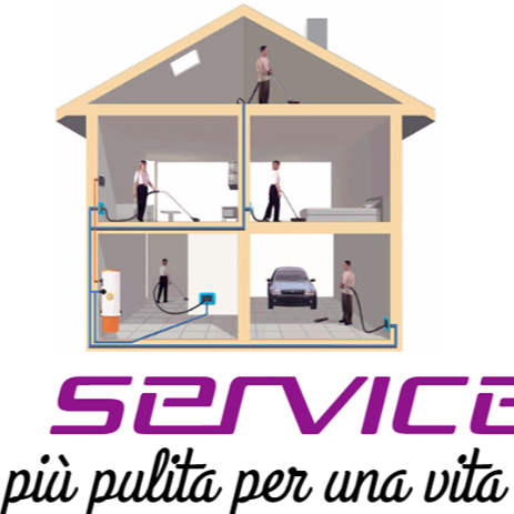 G.M. SERVICE AIR assistenza ricambi accessori aspirapolvere centralizzato Vacuflo multi marca logo