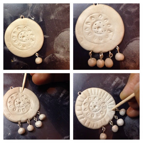 M-Seal+Craft Handcraft by Rajeshwari: M-seal craft - earrings and pendants...
