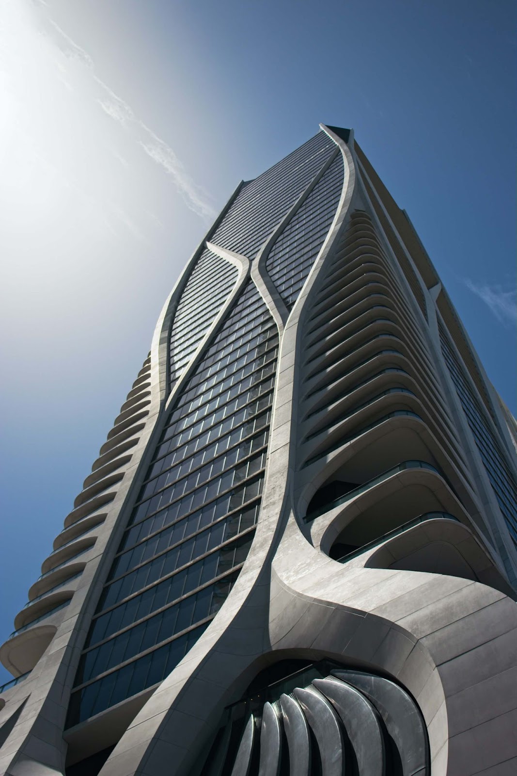One Thousand Museum, luxury residential apartments, the fifth tallest building in Miami, Florida