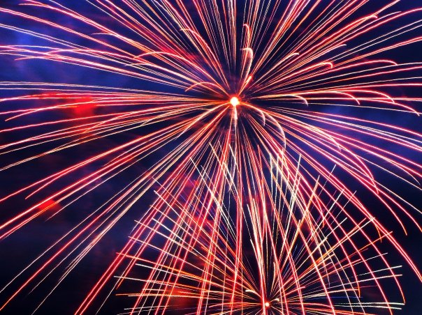 Fireworks at Moss Wright Park, Goodletsville, Tennessee