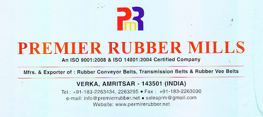 Premier Rubber Mills, Verka, Batala Road, Amritsar, Punjab 143501, India, Rubber_Exporter, state PB