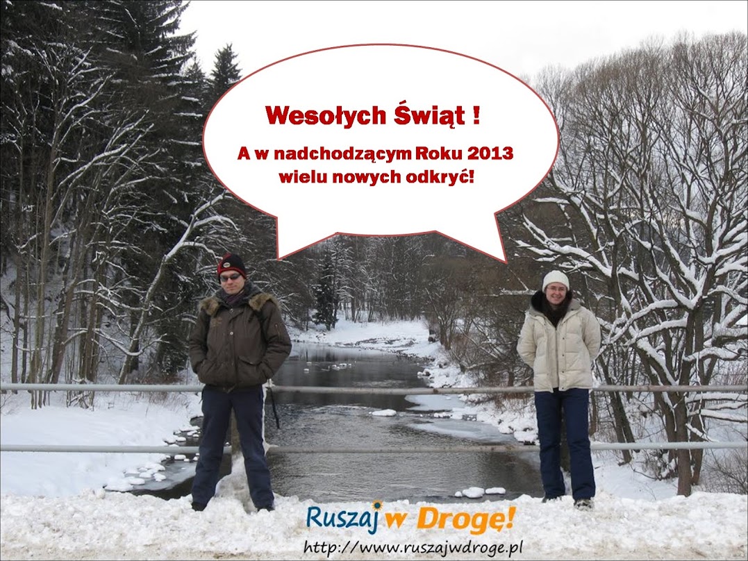 Zimowe krajobrazy na prawdziwie zimowe święta