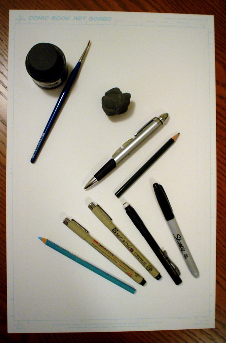 Inking Tools For Comics 
