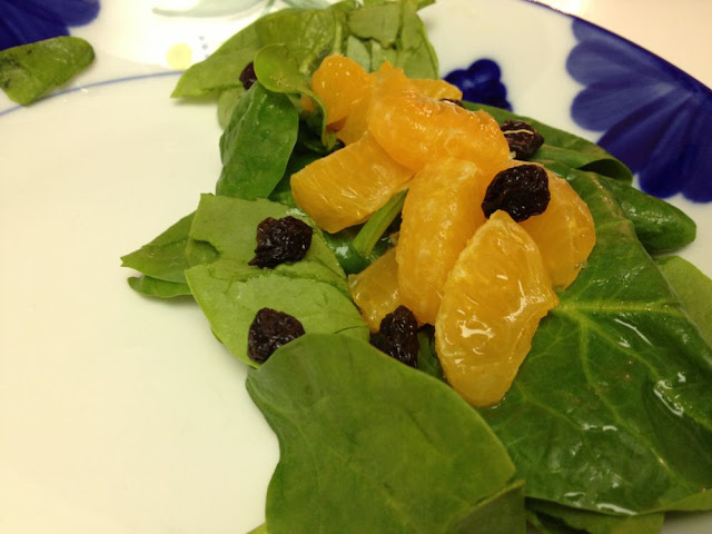 orange raisin salad
