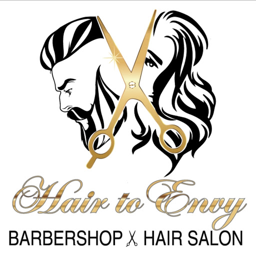 Hair to Envy Barbershop and Hair Salon logo