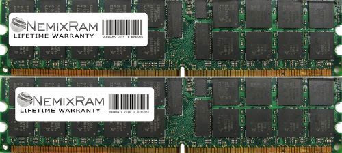  4GB (2X2GB) Nemix Ram Certified DDR2 ECC Memory for Dell PowerEdge 1800 1850 1855 A0751671 A1461052