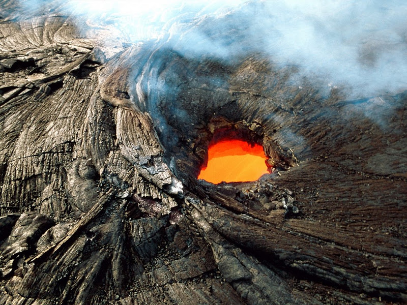 Вулкан Килауэа на Гаваях. Фото.