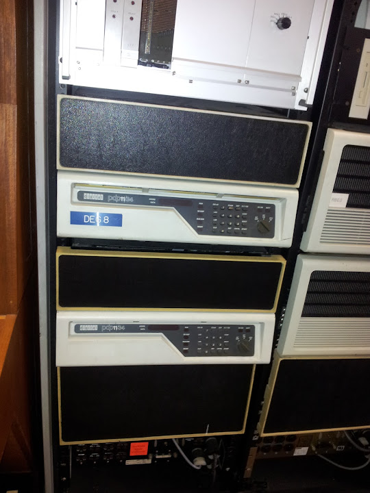 A rack of PDP11s A rack of PDP11s