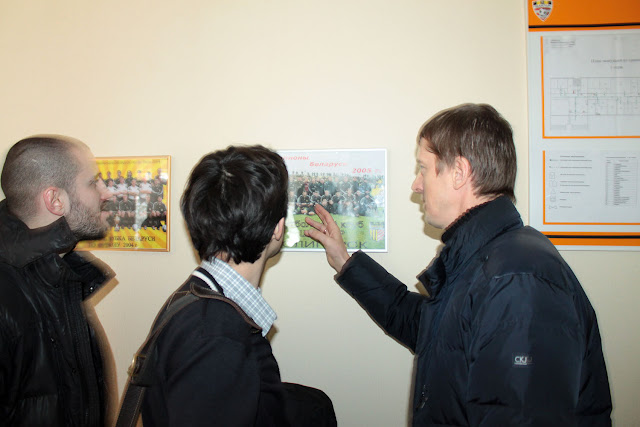 Вергейчик провел экскурсию по футбольному Солигорску — фото