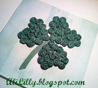 Paper Rosette Shamrock