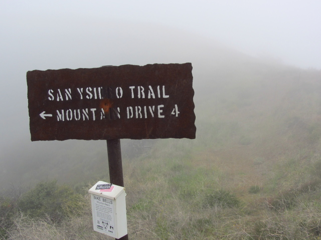 sign at the top