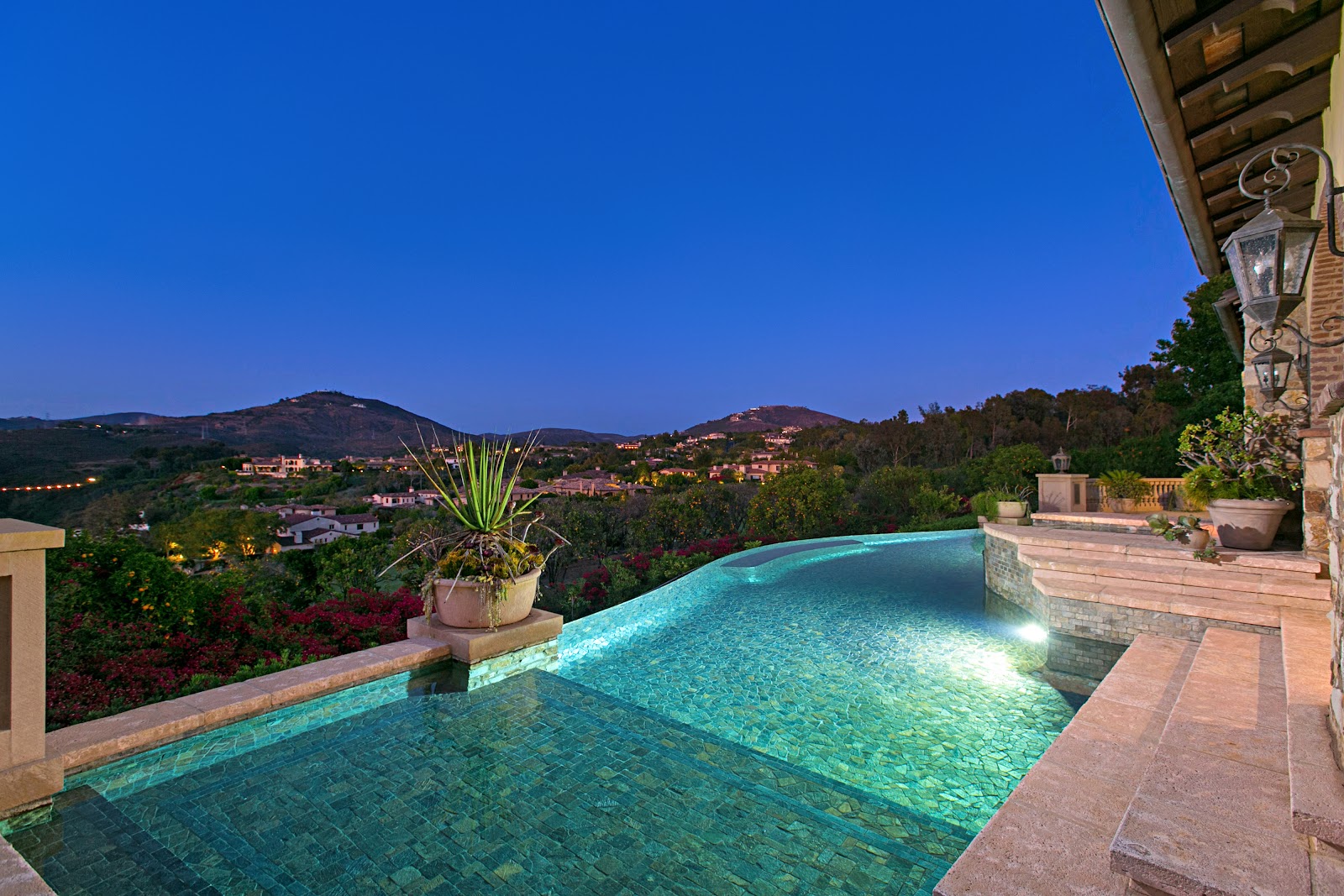 The Bridges Pool Night View