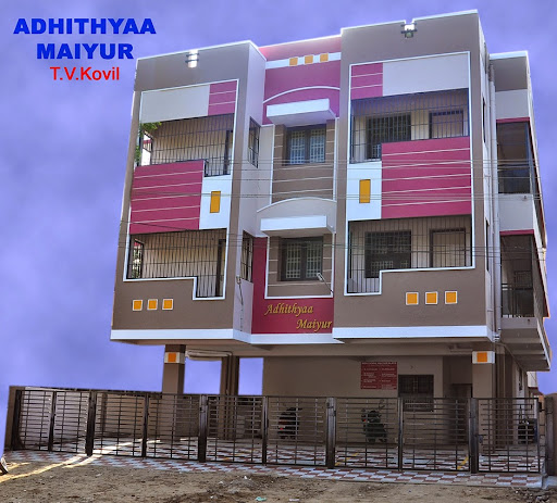 Adhithyaa Constructions, Ammamandapam Rd, Pushpak Nagar, Sriramapuram, Srirangam, Tiruchirappalli, Tamil Nadu 620006, India, Contractor, state TN