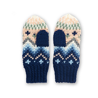 fair isle mittens