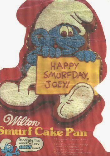  Wilton Smurf Cake Pan (502-4033, 1983) Peyo Wallace Berrie  &  Co., Inc.