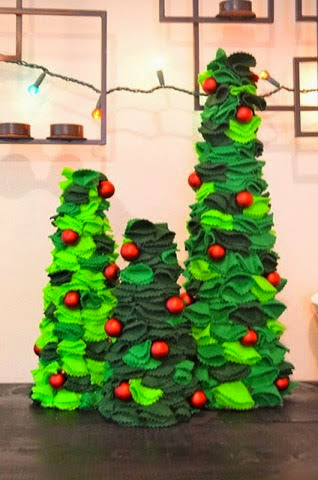 Árvore de Natal de feltro