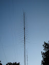 144 MHz antennas, 3x 16x 5L NE, NW, SW, 4x 5L SE, 2x FO12 rotatable @ 200'