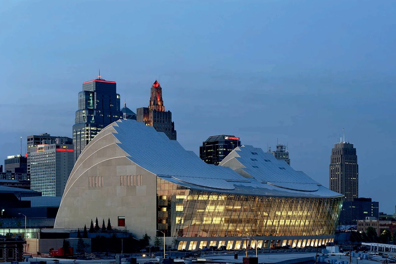 Unnamed Rd, Lucas, Kansas 67648, Stati Uniti d'America: Kauffman Center For the Performing Arts by Moshe Safdie