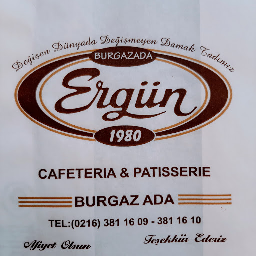 Burgazada Ergün Pastanesi logo