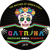 Catrina Mexican Grill Burrito logo