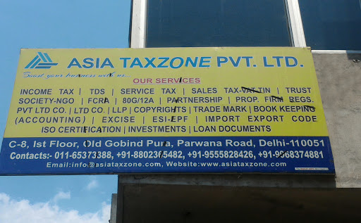 Asia Taxzone Private Limited, C-8, OLD GOVINDPURA, PARWANA ROAD, NEAR PREET VIHAR METRO STATION, DELHI-110051, Parwana Rd, Delhi, 110051, India, Tax_Assessor, state DL