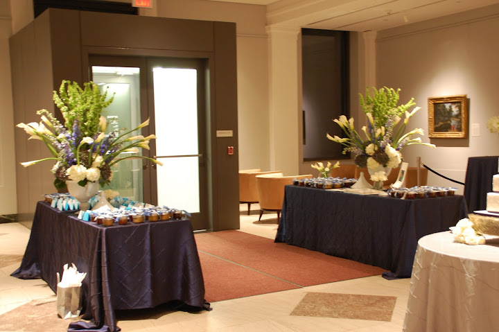Entrance for wedding guests at University of Michigan Museum of Art