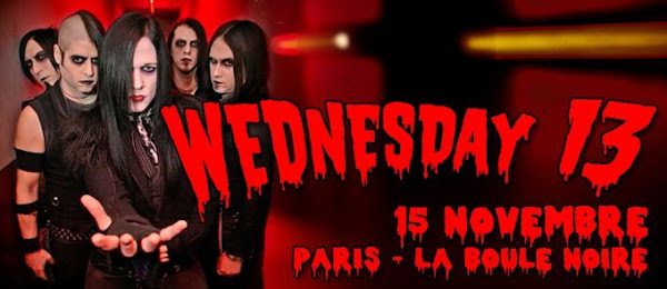 Wednesday 13 / Undercover Slut @ La Boule Noire, Paris 15/11/2012