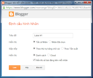Tùy biến label blogspot #1 Tùy biến label blogspot #1