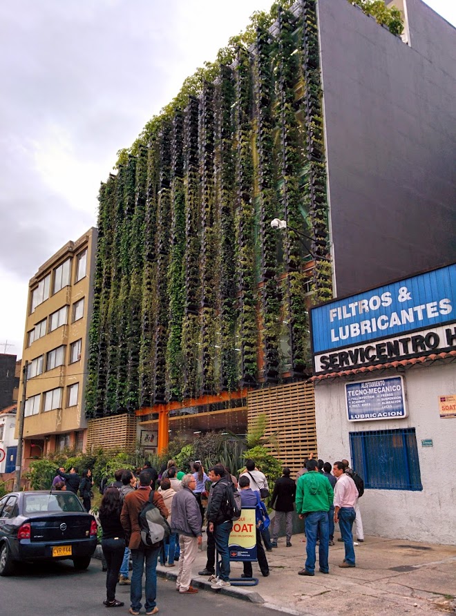 curso de jardines verticales en Bogotá, Colombia - Formación en jardinería vertical