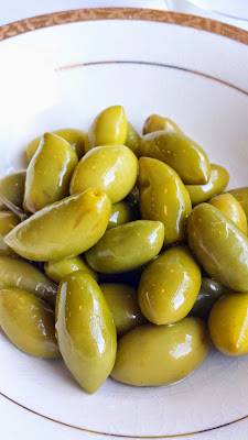 A snack at Maurice of Lucques Olives