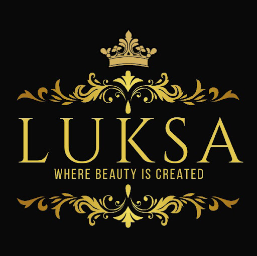 Luksa salon and barber logo