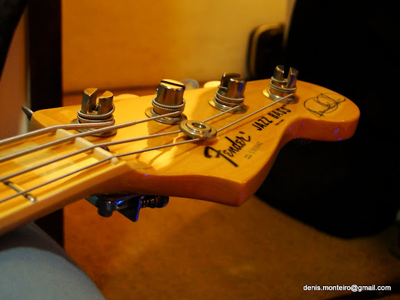 Fender Jazz Bass Marcus Miller (Case, Tarrachas Hipshot, Straplock Schaller) DSC06990