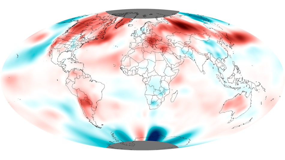 Informe climático de la Tierra. Septiembre 2012, el más cálido desde 1880